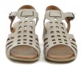 Wild 0611504 šedé dámske sandále na podpätku | ARNO-obuv.sk - obuv s tradíciou