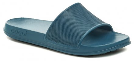 Letné rekreačné nazúvacie plážová obuv, vyrobená zo syntetického materiálu.