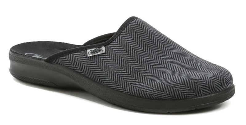 Befado 548M022 šedé pánske papuče | ARNO-obuv.sk - obuv s tradíciou