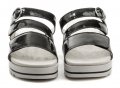 Jana 8-27265-28 čierne dámske šľapky šírka H | ARNO-obuv.sk - obuv s tradíciou