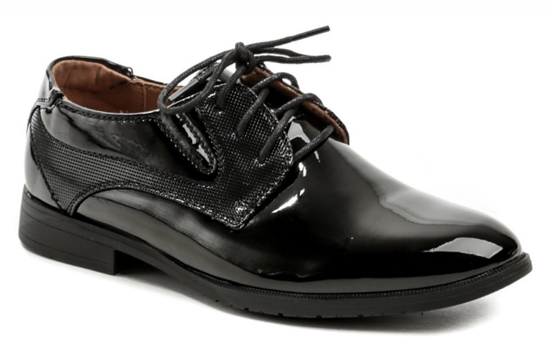 Wojtylko 7w1196 čierne lakované poltopánky | ARNO-obuv.sk - obuv s tradíciou