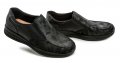 Medi Line 10030 čierne pánske zdravotné poltopánky šírka K | ARNO-obuv.sk - obuv s tradíciou