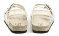 Milami PAD1 biele kvetované dámske nazúvaky | ARNO-obuv.sk - obuv s tradíciou