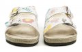 Milami PAD1 biele kvetované dámske nazúvaky | ARNO-obuv.sk - obuv s tradíciou