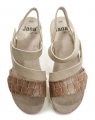 Jana 8-28264-20 hnedé dámske sandále šírka H | ARNO-obuv.sk - obuv s tradíciou