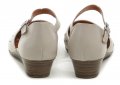 Wild 03479D svetlo šedé dámske sandále na kline | ARNO-obuv.sk - obuv s tradíciou