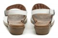 Wild 061114 biele dámske sandále na podpätku | ARNO-obuv.sk - obuv s tradíciou