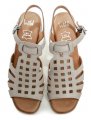 Wild 0611504 šedé dámske sandále na podpätku | ARNO-obuv.sk - obuv s tradíciou