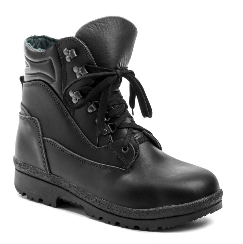 Livex 410 čierna líc pánska zimná členková nadmerná obuv | ARNO-obuv.sk - obuv s tradíciou