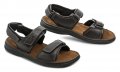 Josef Seibel 10104 tmavo hnedé pánske nadmerné sandále | ARNO-obuv.sk - obuv s tradíciou