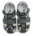 Wojtylko 1S23732 šedé detské sandále | ARNO-obuv.sk - obuv s tradíciou