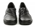 Axel AXCW160 čierne dámske poltopánky šírka H | ARNO-obuv.sk - obuv s tradíciou