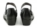 Axel AXW039 čierne dámske letné poltopánky šírka H | ARNO-obuv.sk - obuv s tradíciou