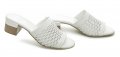 Wild 0661627D biele dámske nazúvaky na podpätku | ARNO-obuv.sk - obuv s tradíciou