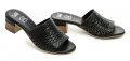Wild 0661627A2 čierne dámske nazúvaky na podpätku | ARNO-obuv.sk - obuv s tradíciou