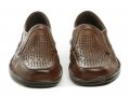 Bukat 254P tmavě hnědé pánské letní polobotky | ARNO-obuv.sk - obuv s tradíciou