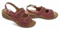 Scandi 250-2000-R1 bordo dámske sandále | ARNO-obuv.sk - obuv s tradíciou