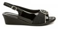 Piccadilly 153058-8 čierne dámske zdravotné sandále | ARNO-obuv.sk - obuv s tradíciou