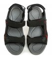 DK 3431 CIKO čierne pánske sandále | ARNO-obuv.sk - obuv s tradíciou