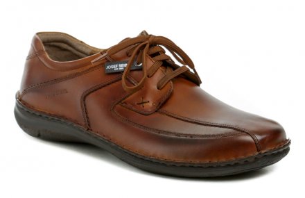 Pánska celoročná vychádzková obuv typu poltopánky na šnurovanie. Obuv Josef Seibel je vyrobená z prírodnej kože.
