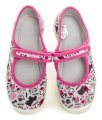 Befado 114y51 šedo ružové detské baleríny | ARNO-obuv.sk - obuv s tradíciou