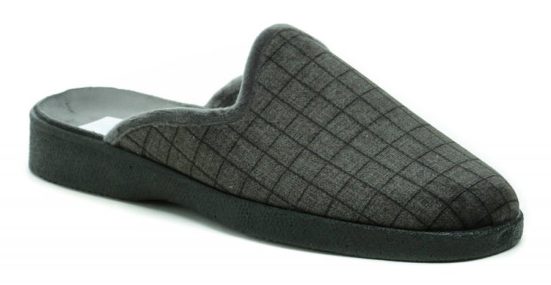 Medi Line 5024N šedé pánske nadmerné šľapky | ARNO-obuv.sk - obuv s tradíciou