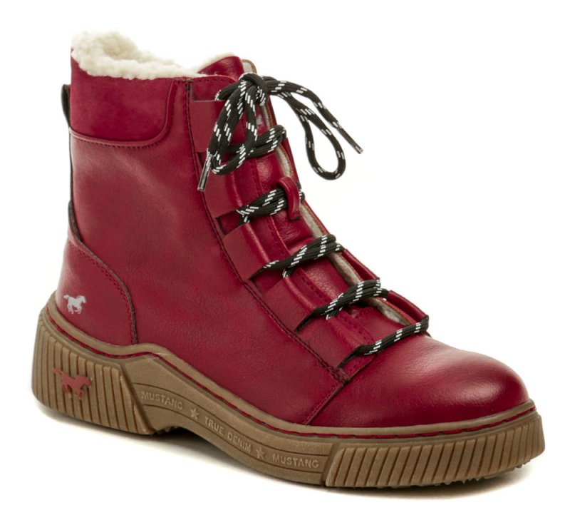 Mustang 1436-605-5 červená dámska zimná obuv | ARNO-obuv.sk - obuv s tradíciou