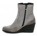 Mintaka 2655032 šedé dámske zimné topánky na kline | ARNO-obuv.sk - obuv s tradíciou