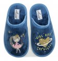 Axim 4P24066 modré dievčenské papuče | ARNO-obuv.sk - obuv s tradíciou