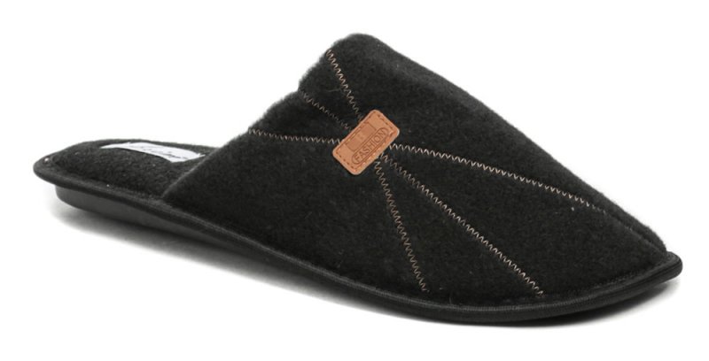 Axim 9P24079 čierne pánske papuče | ARNO-obuv.sk - obuv s tradíciou