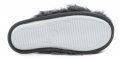 Axim 7P24072 tmavo šedé dámske chlpaté papuče | ARNO-obuv.sk - obuv s tradíciou