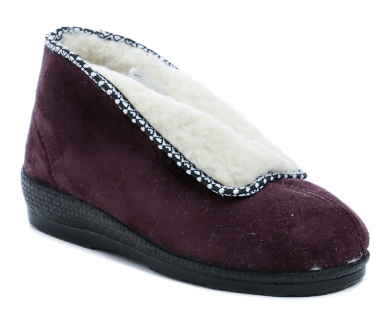 Rogallo 2669-000 fialové dámske zimné papuče | ARNO-obuv.sk - obuv s tradíciou