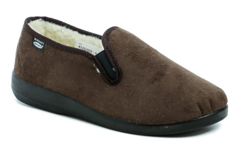 Rogallo 4320-009 hnedé pánske zimné papuče | ARNO-obuv.sk - obuv s tradíciou