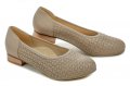 De plus 9826-K-M béžové dámske nadmerné lodičky šírka K | ARNO-obuv.sk - obuv s tradíciou