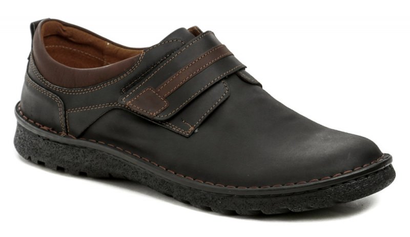 Wawel PA411D čierne pánske nadmerné poltopánky | ARNO-obuv.sk - obuv s tradíciou