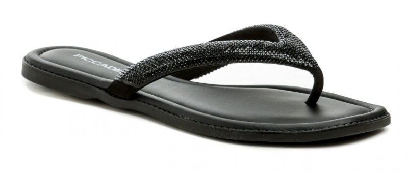 Piccadilly 508039-1 čierne dámske žabky | ARNO-obuv.sk - obuv s tradíciou