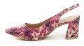Piccadilly 745145-1 ružové kvetové dámske lodičky | ARNO-obuv.sk - obuv s tradíciou