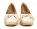 Piccadilly 147300-3 krémové dámske lodičky na kline | ARNO-obuv.sk - obuv s tradíciou
