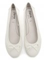 Jana 8-22163-41 biele dámske baleríny šírka H | ARNO-obuv.sk - obuv s tradíciou