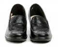 Wojtylko 7B24351C čierne dámske mokasíny na kline | ARNO-obuv.sk - obuv s tradíciou