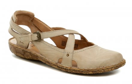 Dámska letná vychádzková obuv so zapínaním na opasok so sponou cez priehlavok. Obuv Josef Seibel je vyrobená z prírodnej kože.