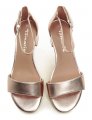 Tamaris 1-28295-42 zlato ružové dámske sandále | ARNO-obuv.sk - obuv s tradíciou