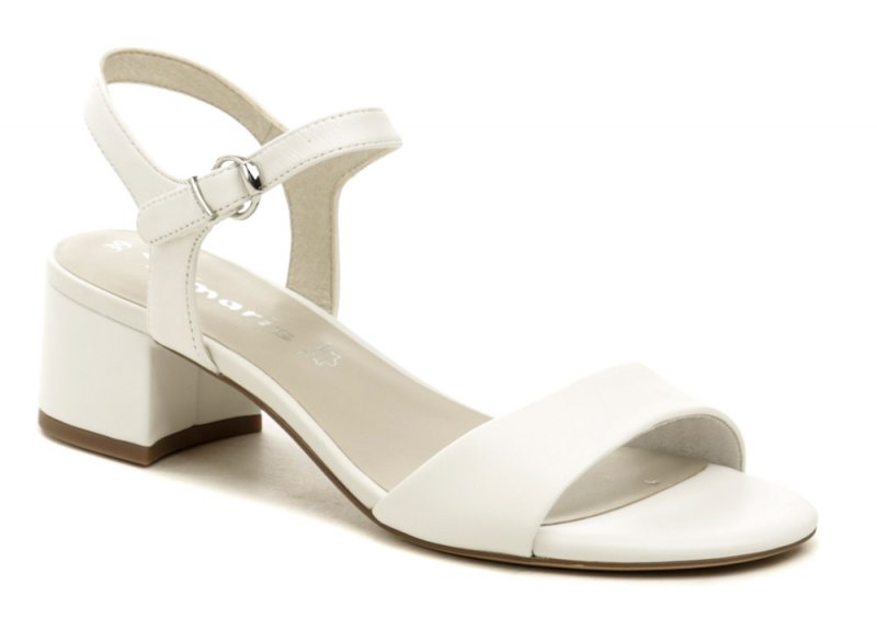 Tamaris 1-28250-42 biele dámske sandále | ARNO-obuv.sk - obuv s tradíciou
