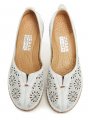 Urban Ladies 322-24 biele dámske nadmerné mokasíny | ARNO-obuv.sk - obuv s tradíciou