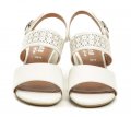 Jana 8-28368-42 biele dámske sandále na podpätku | ARNO-obuv.sk - obuv s tradíciou