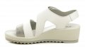 IMAC I3470e01 bielo strieborné dámske sandále na kline | ARNO-obuv.sk - obuv s tradíciou