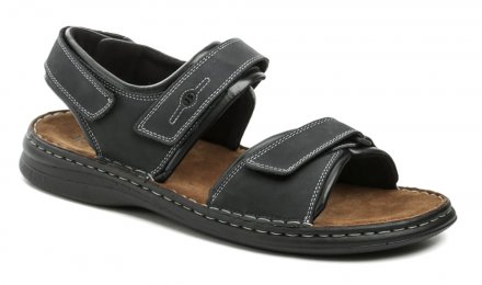 Pánska letná vychádzková sandálová obuv so zalepovaním na suchý zips. Obuv Josef Seibel je vyrobená z prírodnej kože.