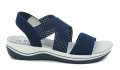 Jana 8-28768-42 navy dámske sandále šírka H | ARNO-obuv.sk - obuv s tradíciou