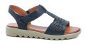 Jana 8-28262-44 navy dámske sandále šírka H | ARNO-obuv.sk - obuv s tradíciou