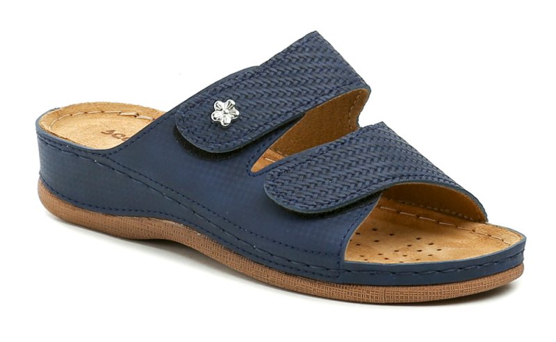 Scandi 240-2065-L1 navy dámske nazúvaky | ARNO-obuv.sk - obuv s tradíciou